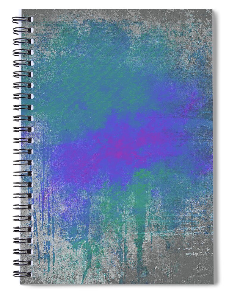Beauty Spiral Notebook featuring the digital art Distortion by Xrista Stavrou