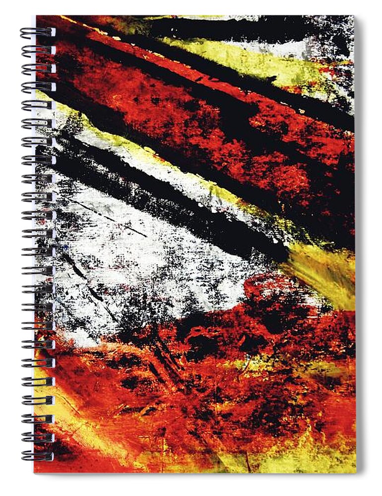 Contemporary Art Spiral Notebook featuring the painting Do you own one? by Jeremiah Ray