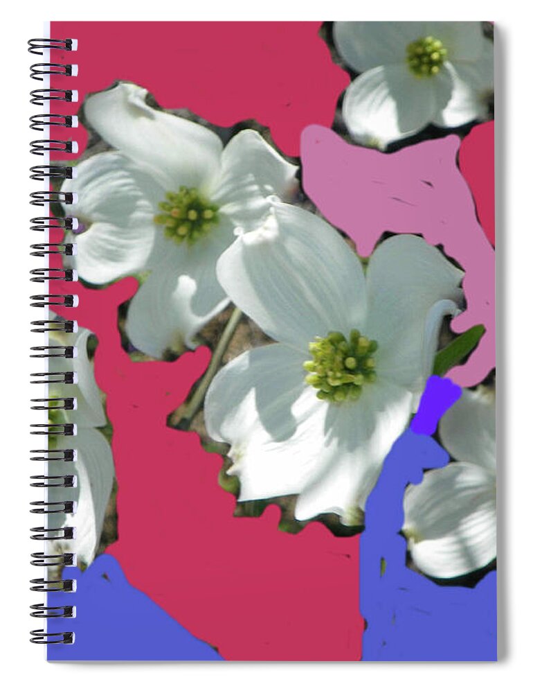  Spiral Notebook featuring the photograph Dogwood Blooms by Shirley Moravec