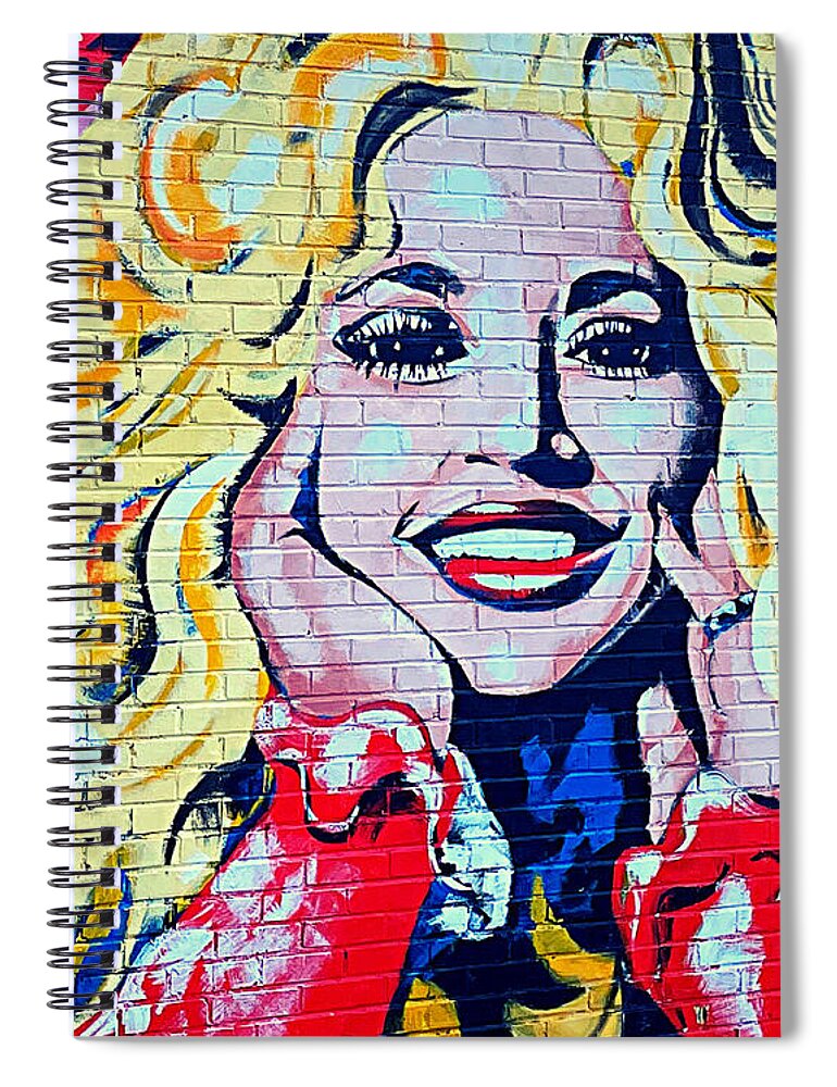 Mural Spiral Notebook featuring the photograph Dolly By Golly by Lee Darnell