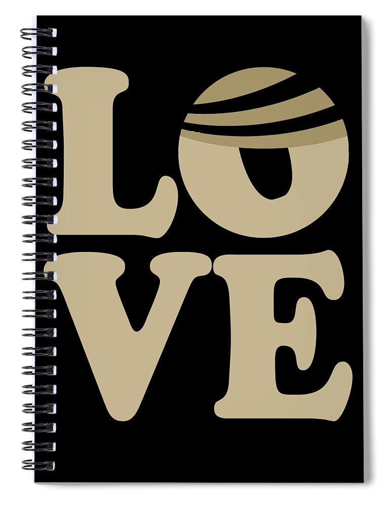 Funny Spiral Notebook featuring the digital art Donald Trump Love by Flippin Sweet Gear