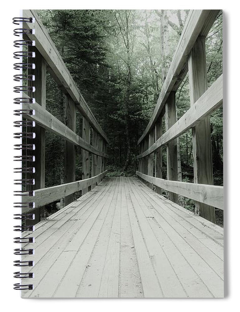  Spiral Notebook featuring the photograph Don't go that way by Michelle Hauge