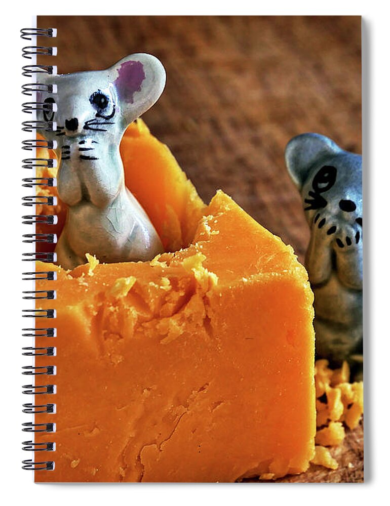 Don't Leave The Cheese Out Spiral Notebook featuring the photograph Don't leave the cheese out by Martin Smith