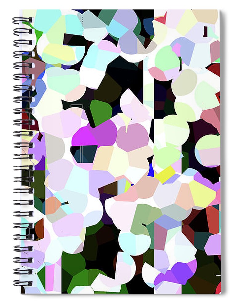 Graphic Spiral Notebook featuring the photograph Dotted Car -part 1 by Luc Van de Steeg