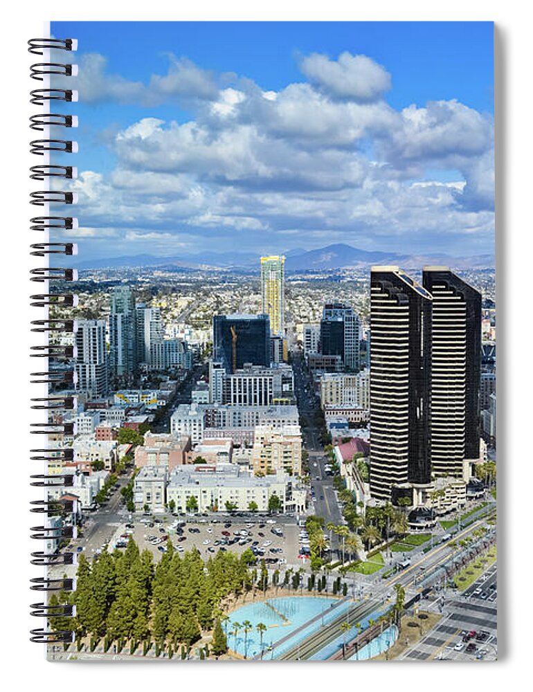 California Spiral Notebook featuring the photograph Downtown San Diego by Kyle Hanson