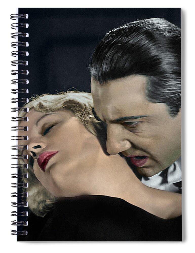 Halloween Spiral Notebook featuring the photograph Dracula 1931 by Franchi Torres