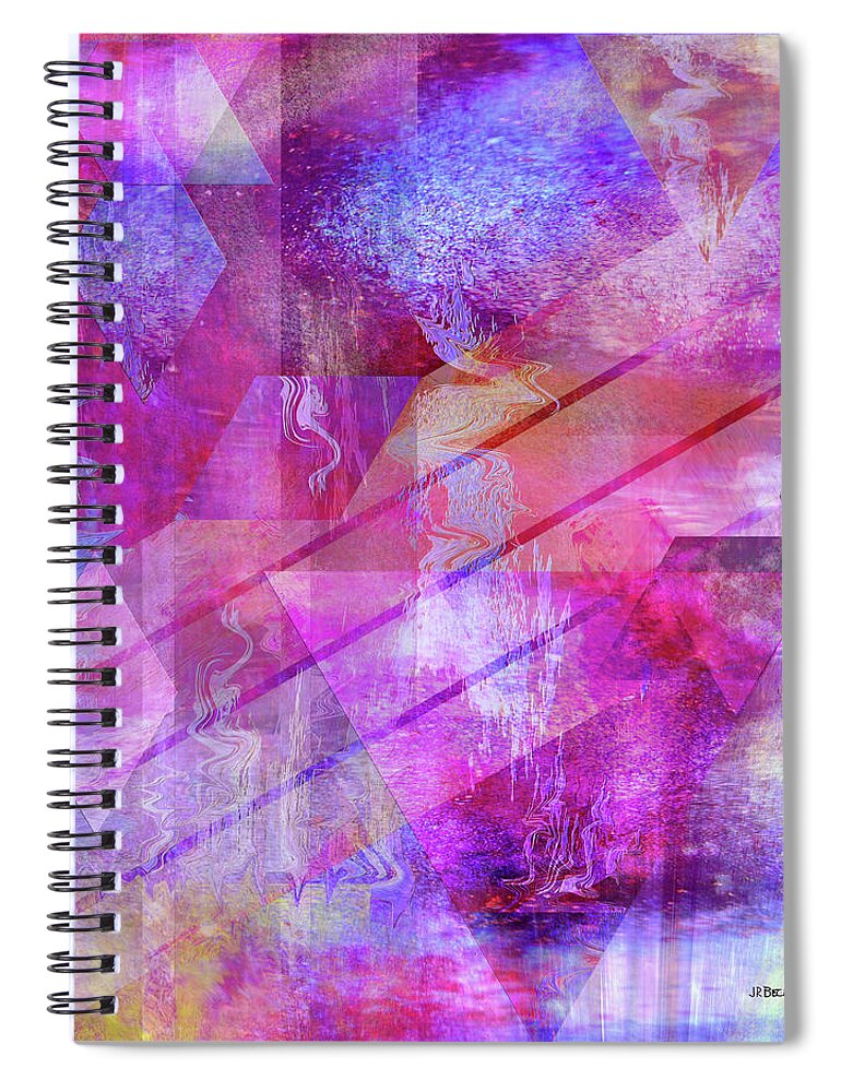 Dragon's Kiss Spiral Notebook featuring the digital art Dragon's Kiss by Studio B Prints