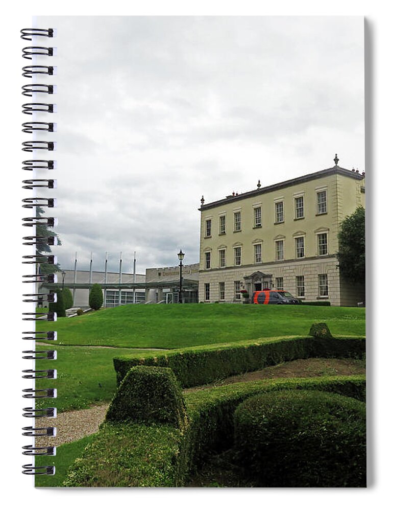 Dunboyne Castle Hotel Spiral Notebook featuring the photograph Dunboyne Castle Hotel by Cindy Murphy