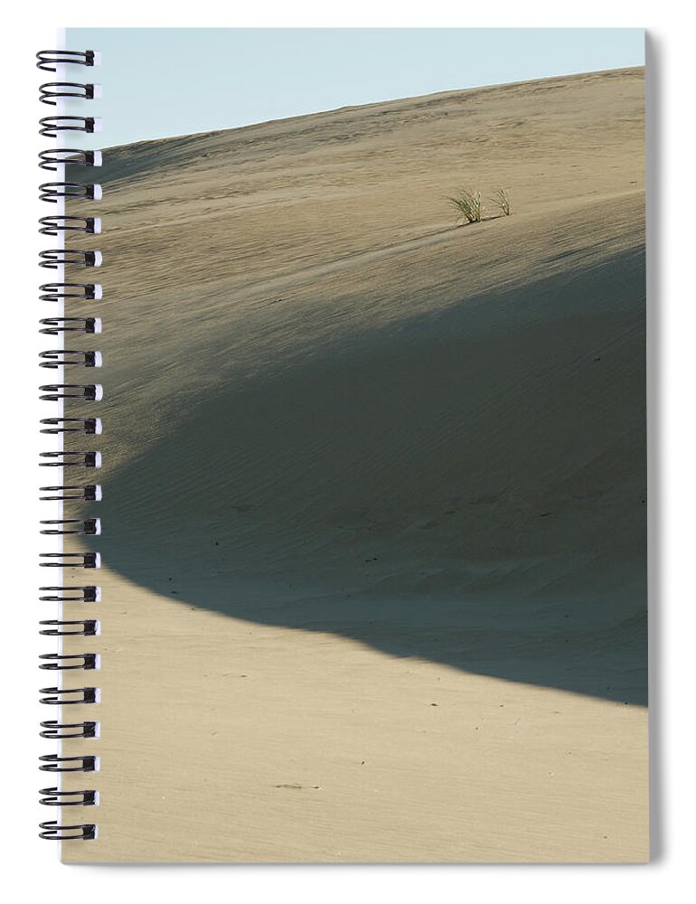 Shadow Spiral Notebook featuring the photograph Dune by Melissa Southern