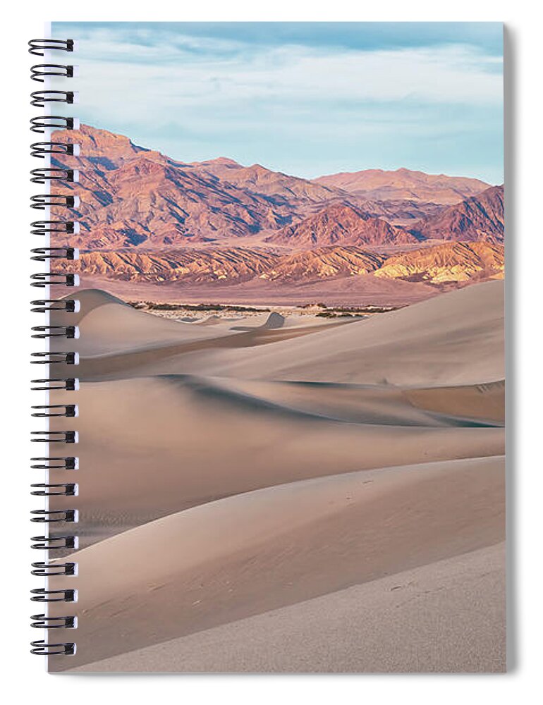 Death Valley National Park Spiral Notebook featuring the photograph Desert Monuments by Jonathan Nguyen
