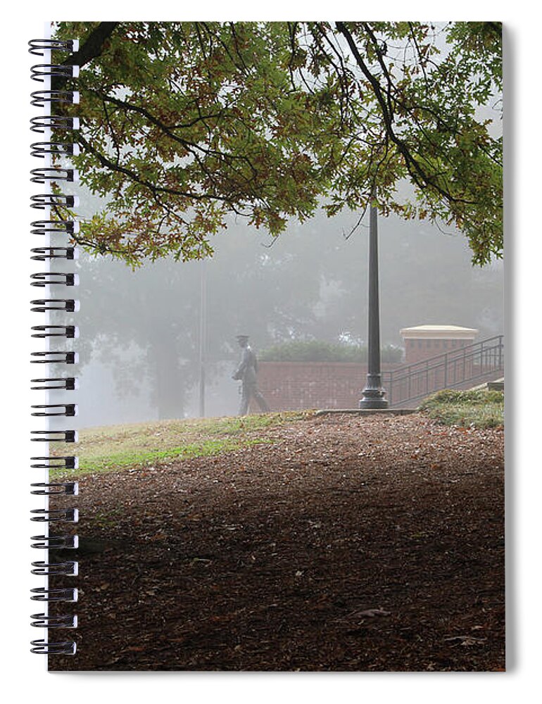 Robert Spiral Notebook featuring the photograph Duty Calls by Robert M Seel