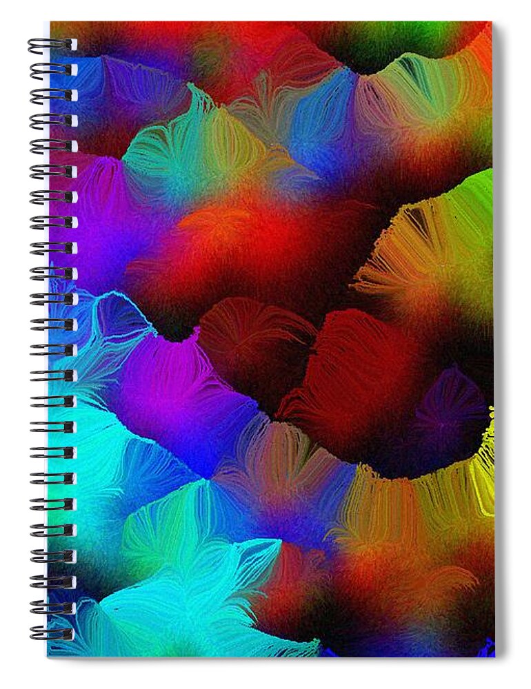 Personal Relationships Spiral Notebook featuring the mixed media Each New Year is Another Chance to Get Love Right by Aberjhani