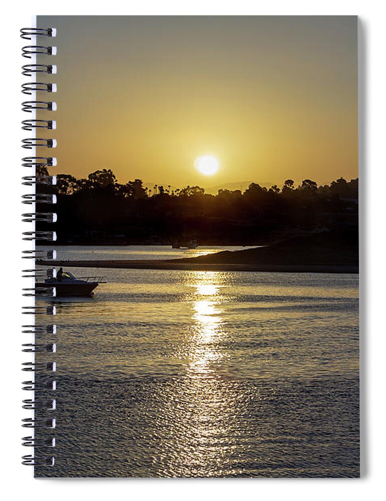 Fisherman Spiral Notebook featuring the photograph Early Morning Fishing by Gina Cinardo