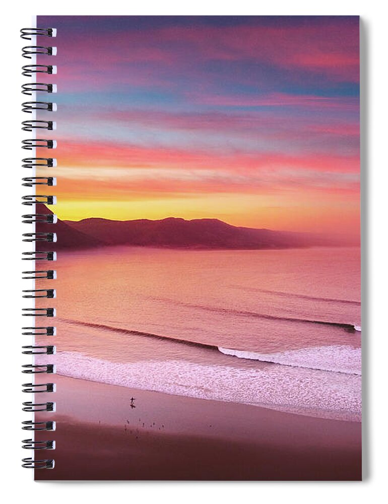 Africa Spiral Notebook featuring the photograph Early Morning Views by Mariss Balodis