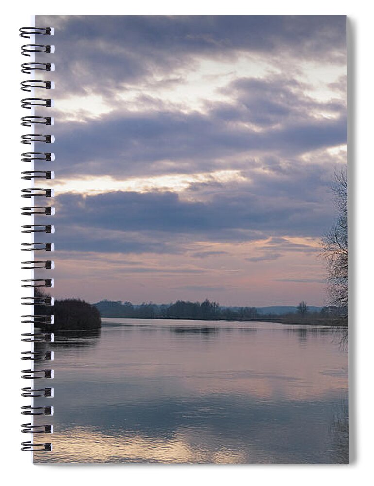 Reflection Spiral Notebook featuring the photograph Early Spring by Andrii Maykovskyi
