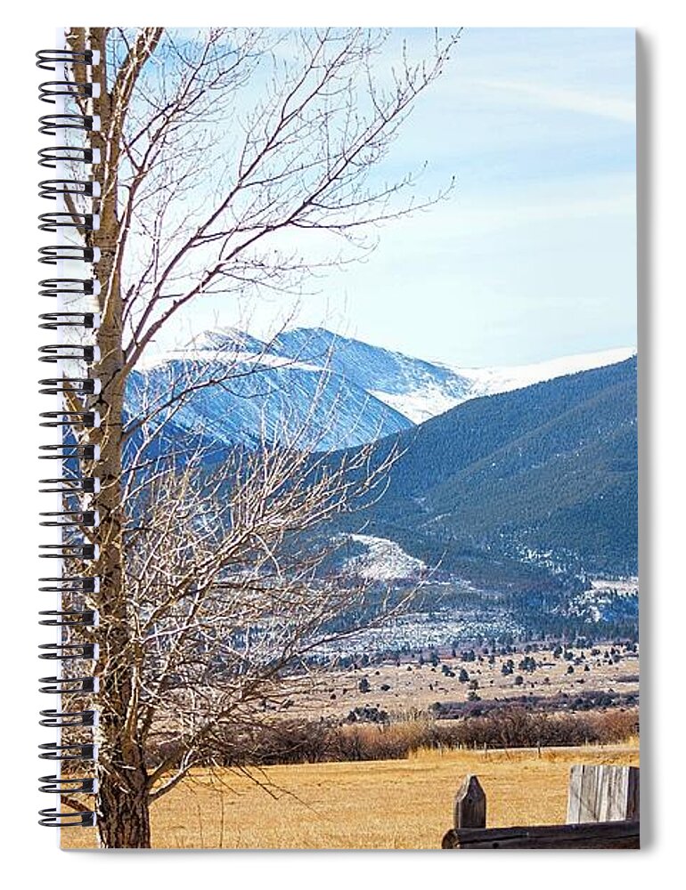 Mountains Spiral Notebook featuring the photograph Early Winter by Gerri Duke