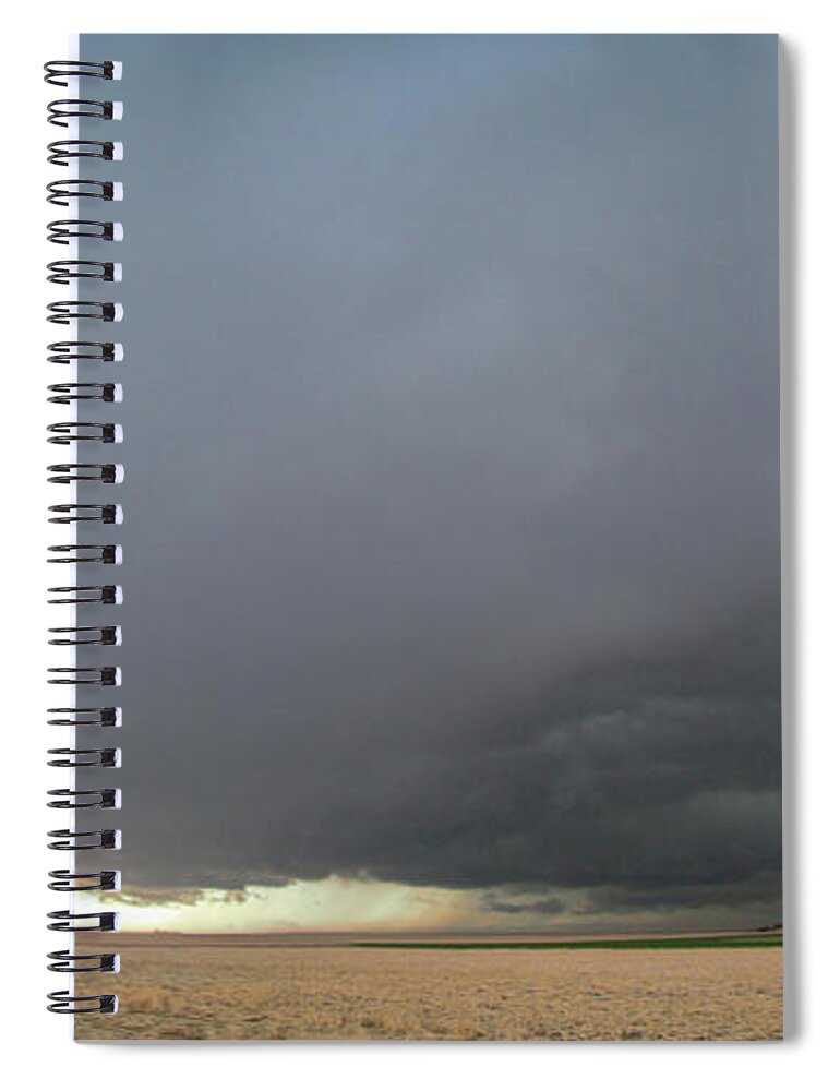 Nebraskasc Spiral Notebook featuring the photograph Eastern Colorado Supercell 004 by Dale Kaminski