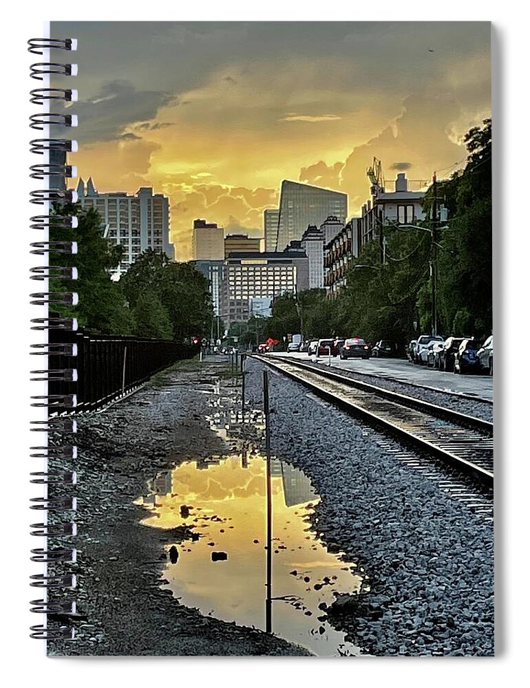 Sunset Spiral Notebook featuring the photograph Eastside After the Storm by Tanya White