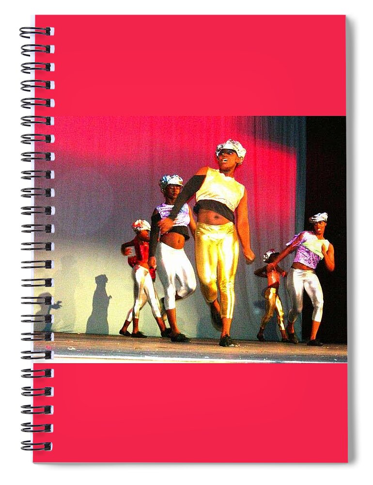  Spiral Notebook featuring the painting Ecsapee by Trevor A Smith
