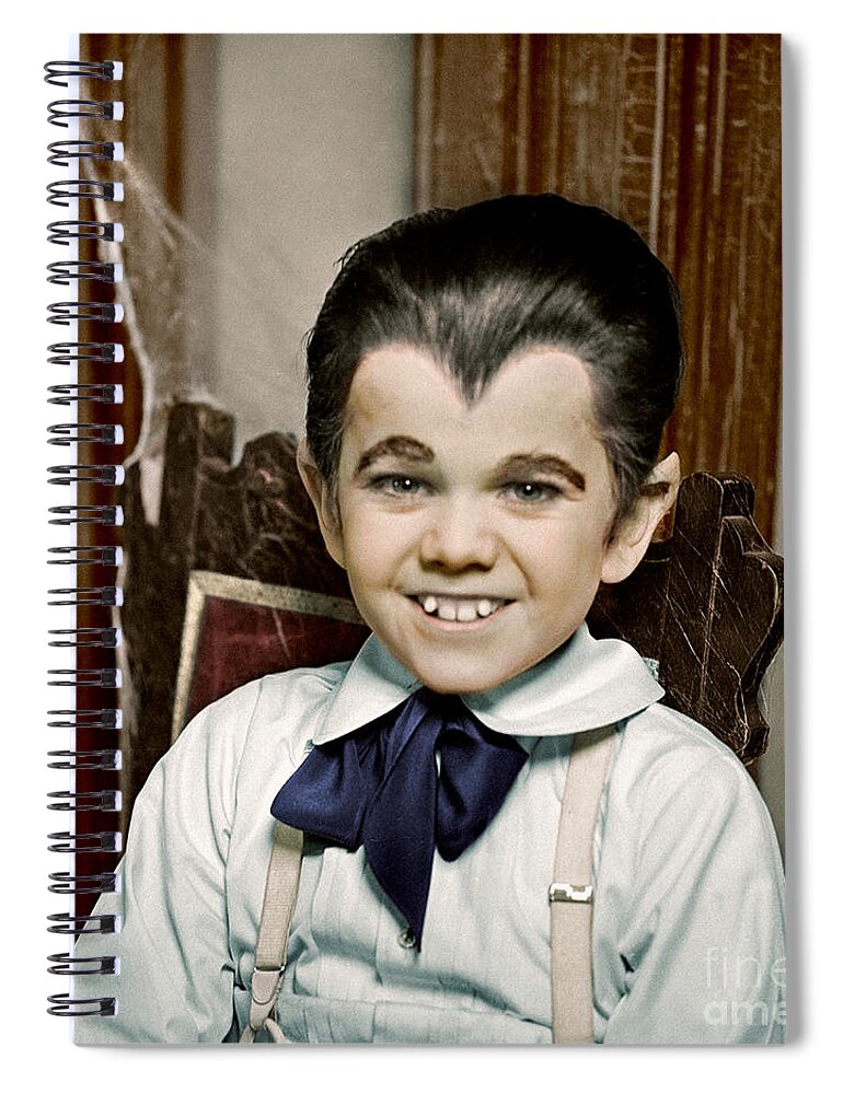 The Munsters Spiral Notebook featuring the photograph Eddie Munster by Franchi Torres