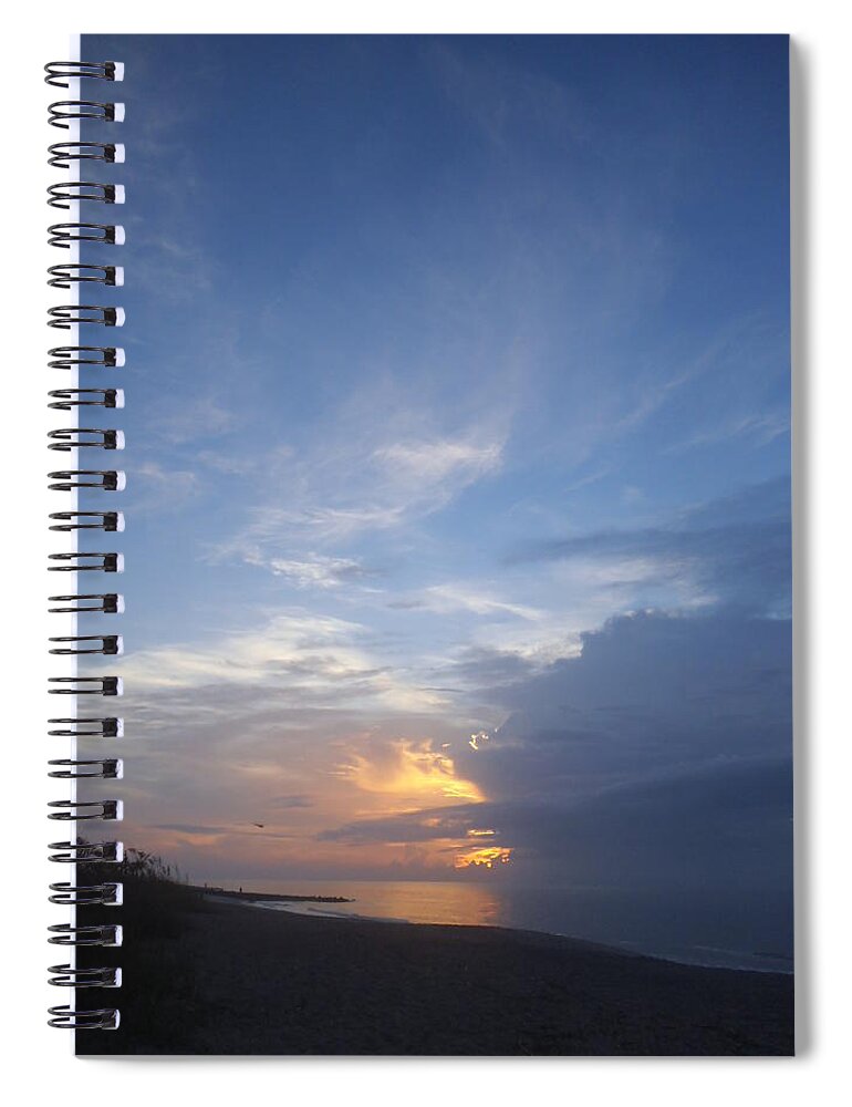  Spiral Notebook featuring the photograph Edisto Morning by Heather E Harman