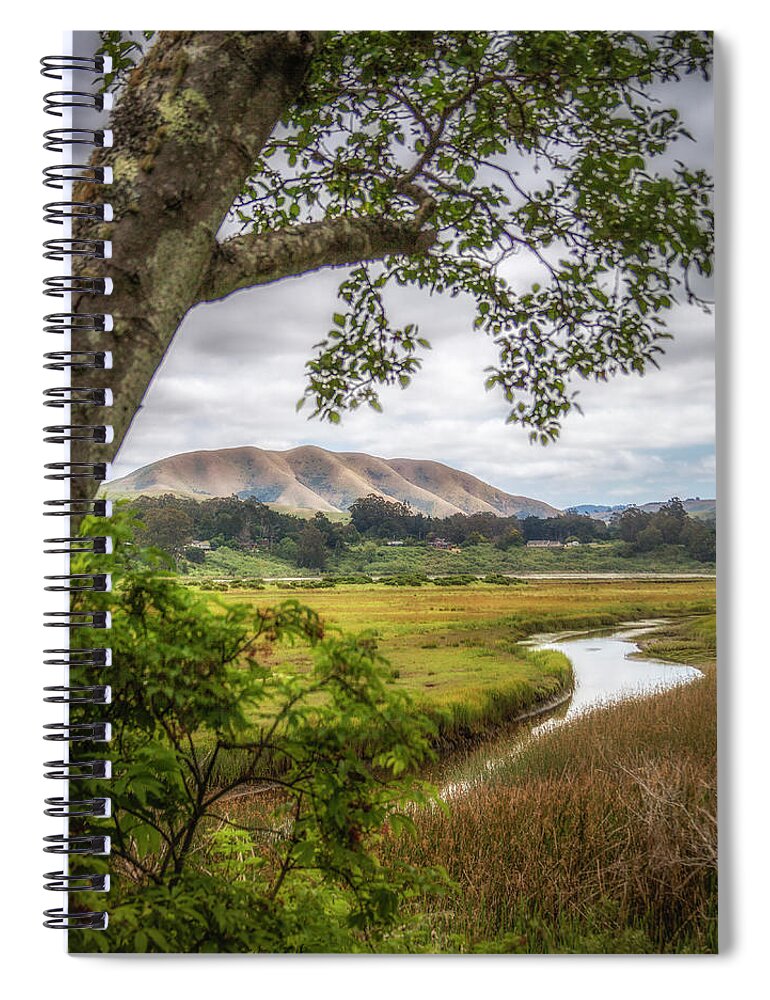 Elephant Mountain From Inverness Spiral Notebook featuring the photograph Elephant Mountain from Inverness by Donald Kinney