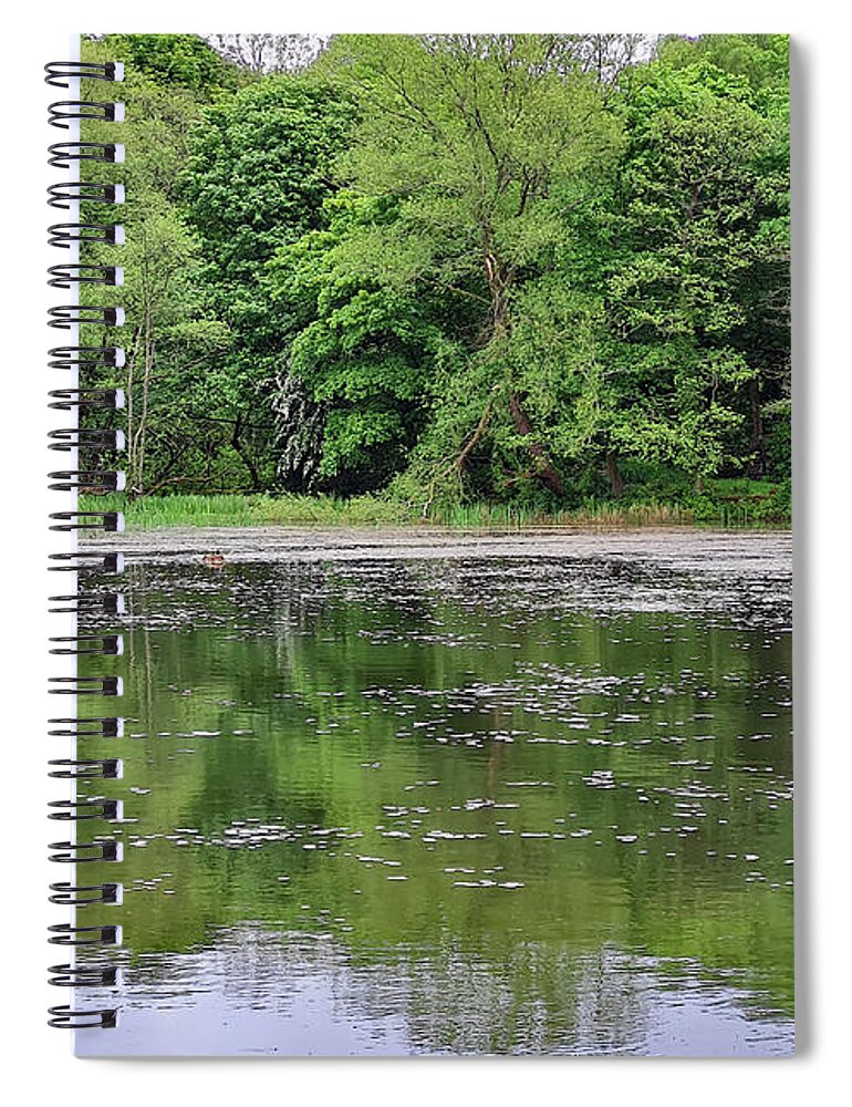 Ellesmere Lake Spiral Notebook featuring the photograph Ellesmere Lake by Tony Murtagh