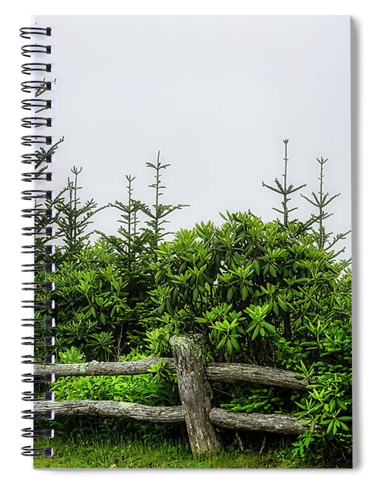 Roan Mountain Spiral Notebook featuring the photograph Embracing the Storm... by Shelia Hunt