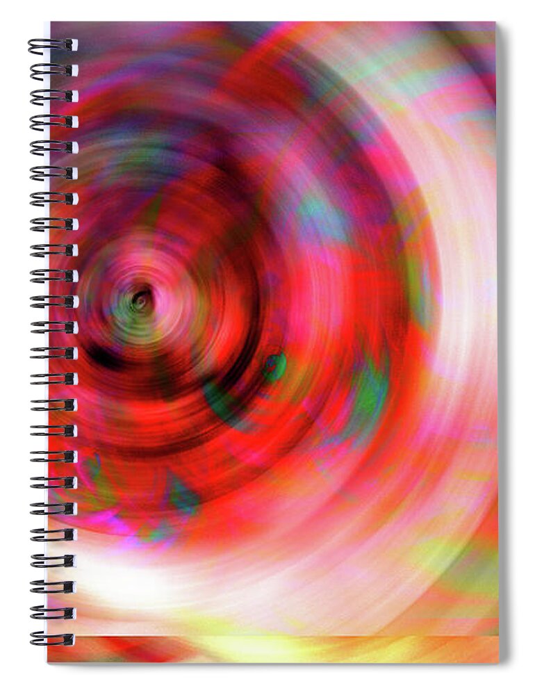 Circles Spiral Notebook featuring the photograph Encircled by Katherine Erickson
