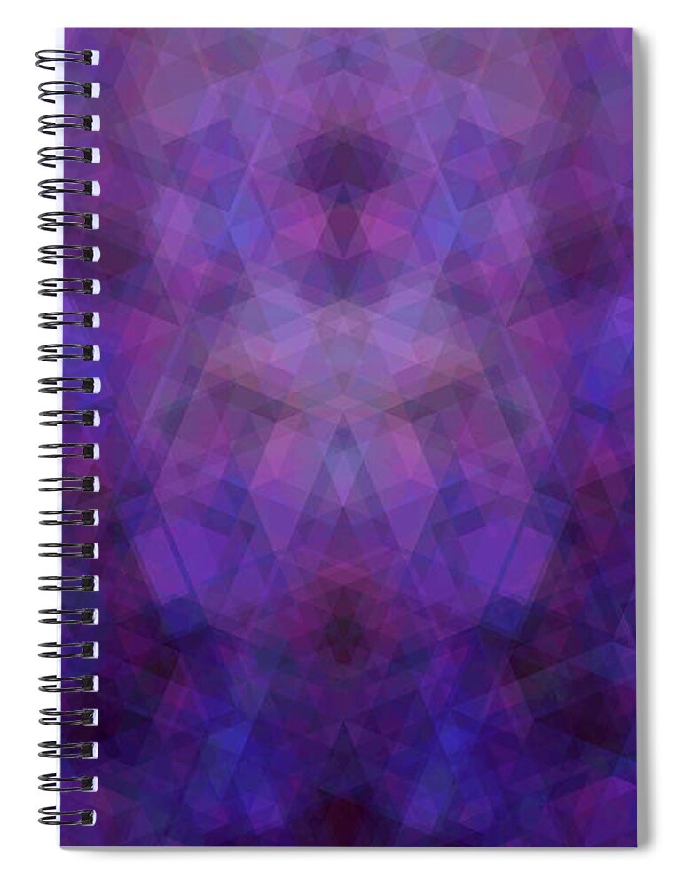  Spiral Notebook featuring the digital art O8CC_GRBxx5 by Primary Design Co