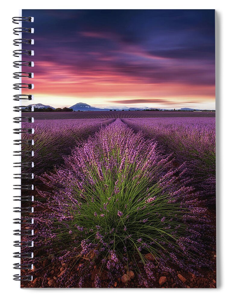 Landscape Spiral Notebook featuring the photograph Epic sunrise by Jorge Maia