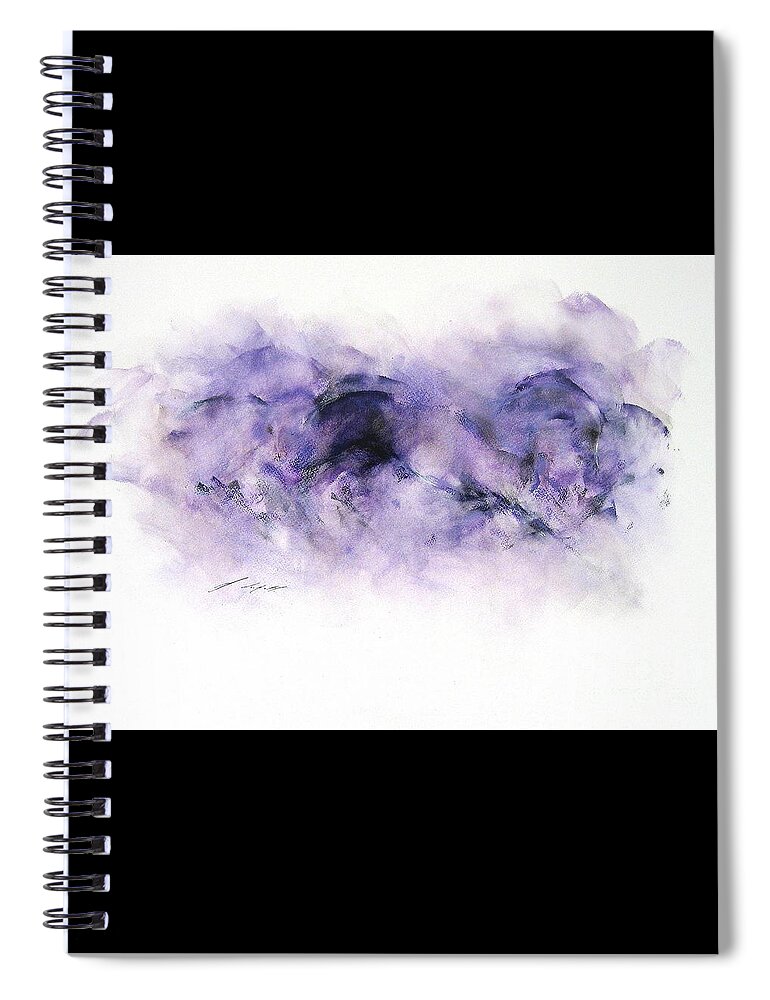 Horse Spiral Notebook featuring the painting Equus 5 by Janette Lockett