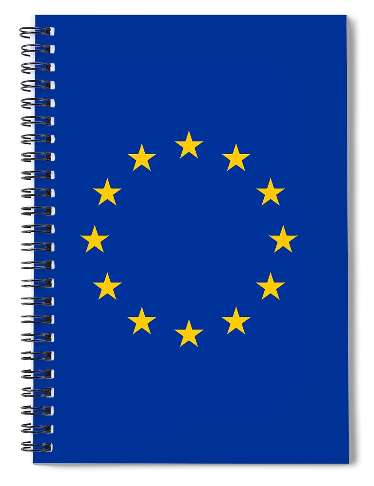 toeter Denemarken Voorman EU. STARS. European Flag, Euro, Flag of Europe, European Union, Flag,  Brussels, Brexit. Spiral Notebook by Tom Hill - Pixels