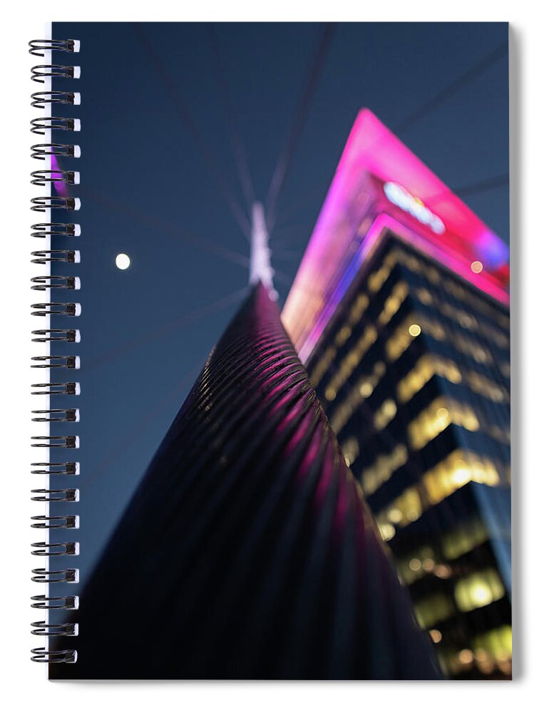 Cable Spiral Notebook featuring the photograph Fading Away by Kevin Schwalbe