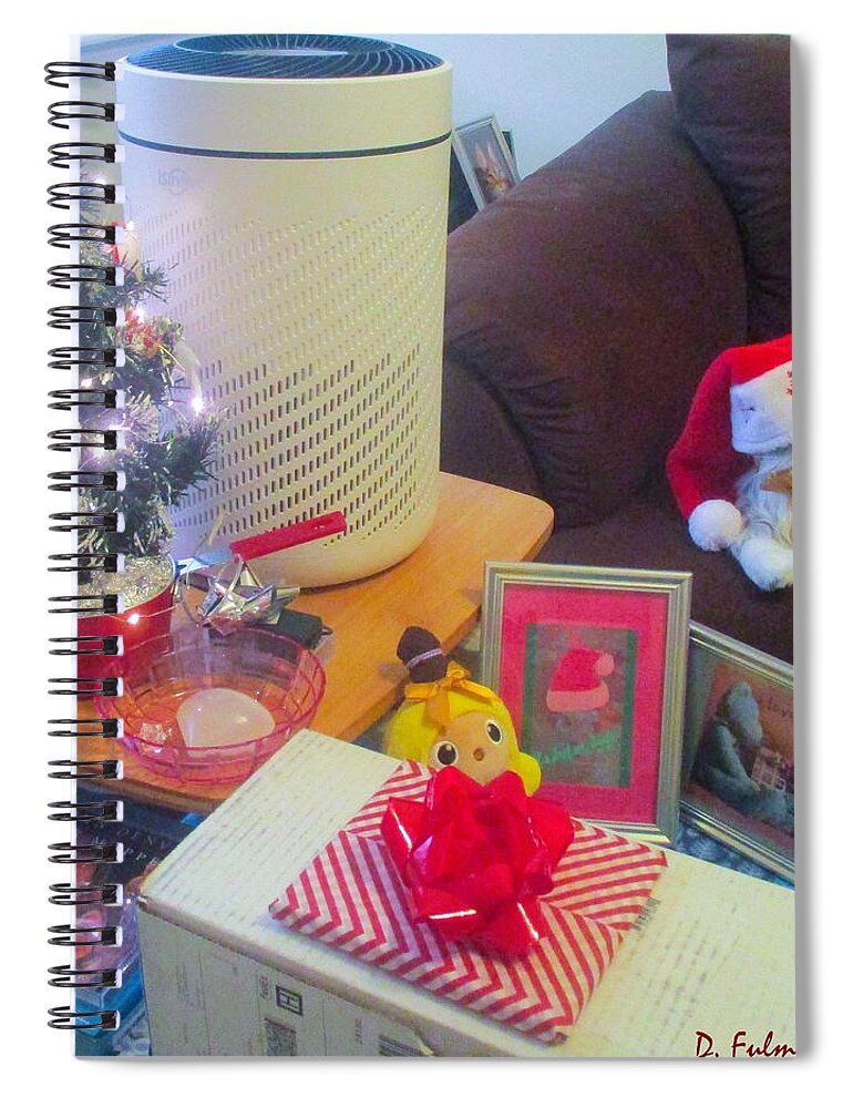 Fairy Lights Spiral Notebook featuring the photograph Fairy Lights Indoors by Denise F Fulmer