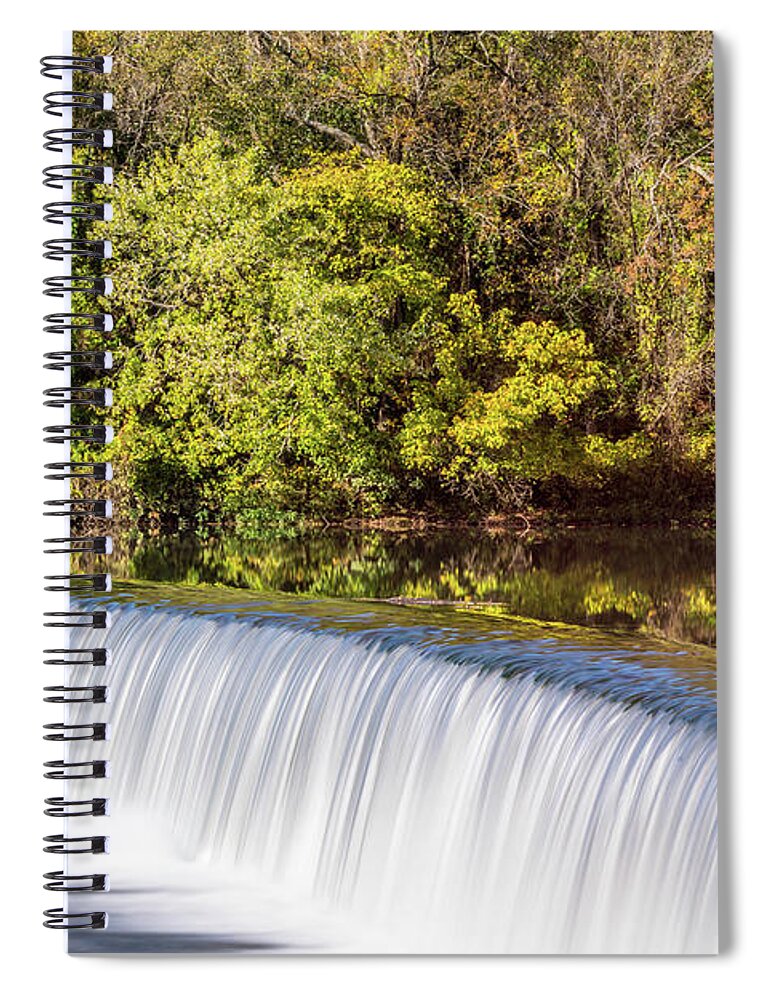 Joplin Spiral Notebook featuring the photograph Fall Above Joplin Grand Falls by Jennifer White