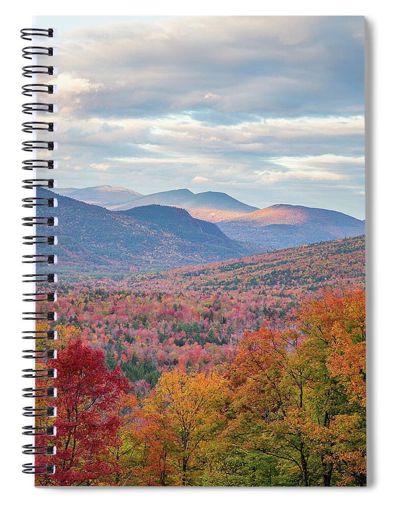 Mountains Spiral Notebook featuring the photograph Fall Mountains by Denise Kopko