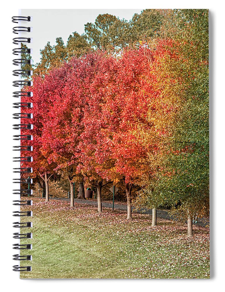 Fall Spiral Notebook featuring the photograph Fall Rainbow by Rick Nelson