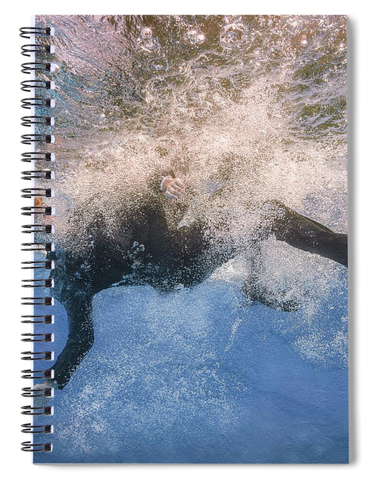 Fallen Spiral Notebook featuring the photograph Falling - VII by Mark Rogers