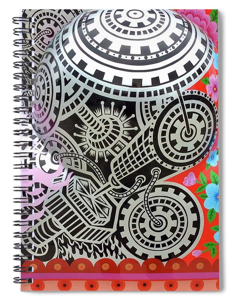 Fantastical Spiral Notebook featuring the photograph Fantastical Creature 1-3 by J Doyne Miller