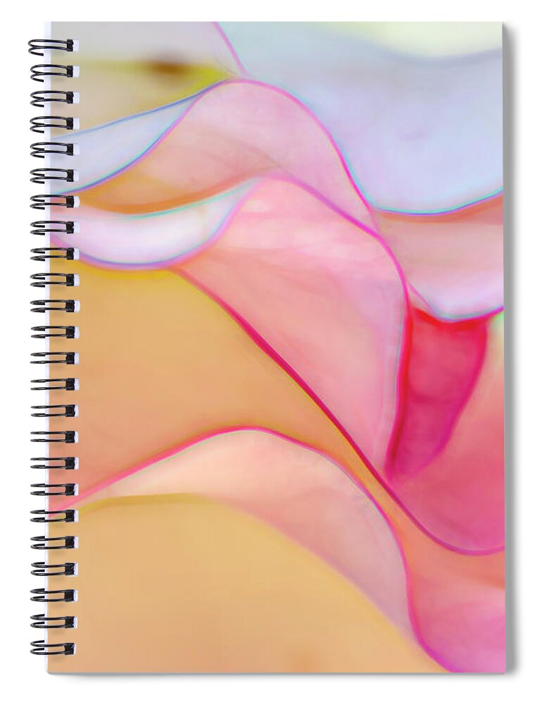 Abstract Spiral Notebook featuring the photograph Fantasy by Cathy Kovarik
