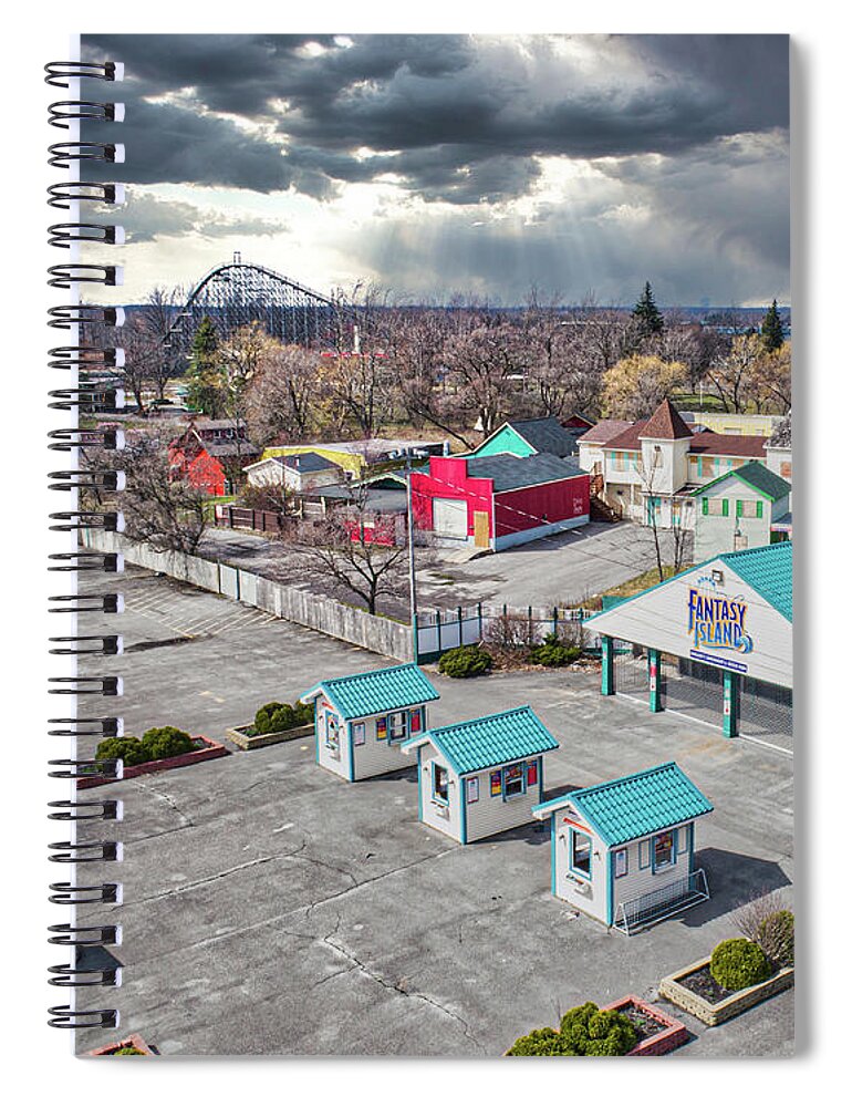 Fantasy Island Spiral Notebook featuring the photograph Fantasy Island by John Angelo Lattanzio