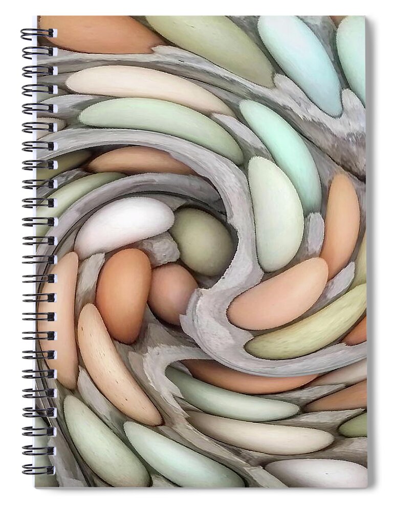 Eggs Spiral Notebook featuring the photograph Farm Fresh Eggs by Andrea Kollo