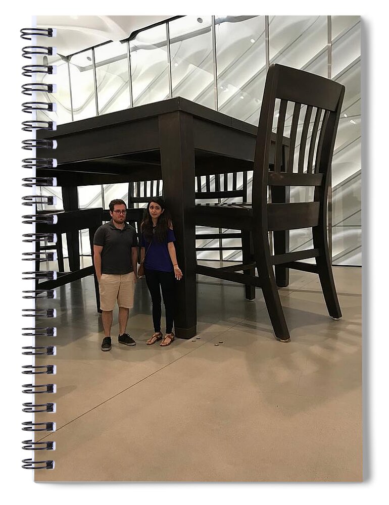 Table Spiral Notebook featuring the photograph Fasting to an Extreme by Calvin Boyer