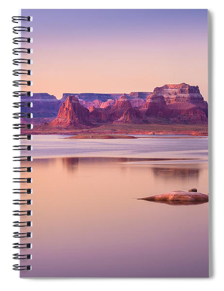 Padre Bay Spiral Notebook featuring the photograph Father's Crossing by Peter Boehringer
