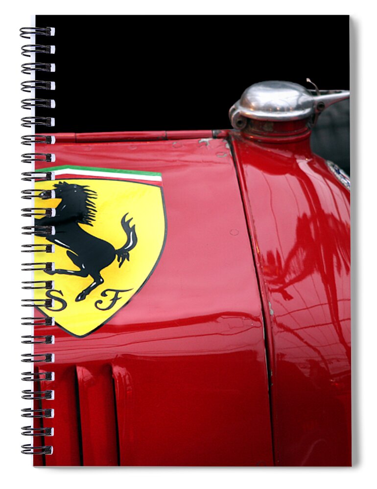 Ferrari Spiral Notebook featuring the photograph Ferrari ALfa Romeo by Worldwide Photography