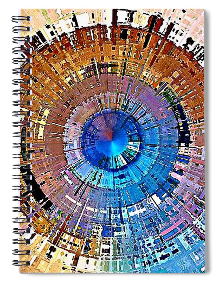 Fusion Spiral Notebook featuring the digital art Final Fusion by David Manlove