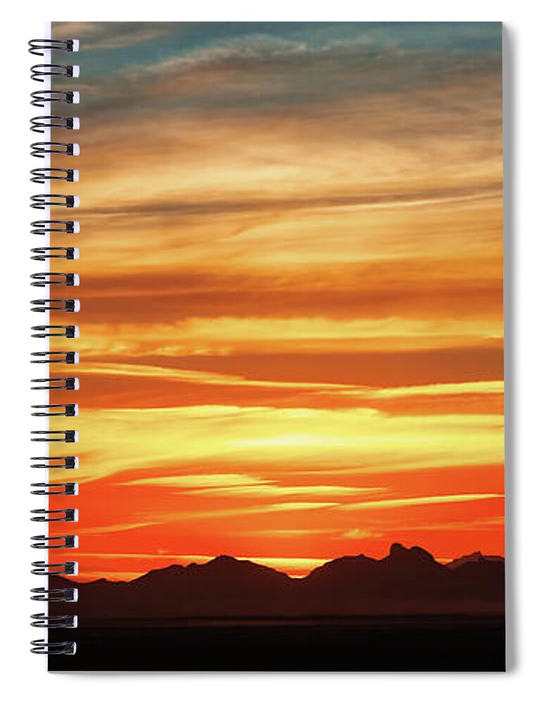 American Southwest Spiral Notebook featuring the photograph Final Glimpses by Rick Furmanek
