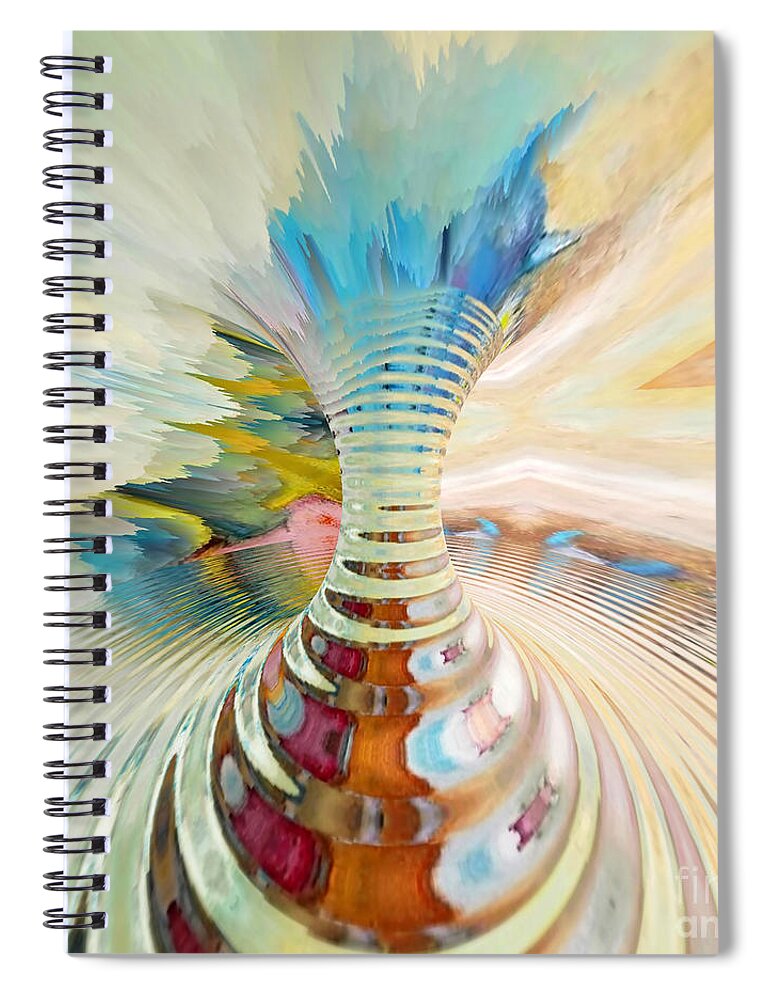 Art Spiral Notebook featuring the digital art Final Hour by Alexandra Vusir