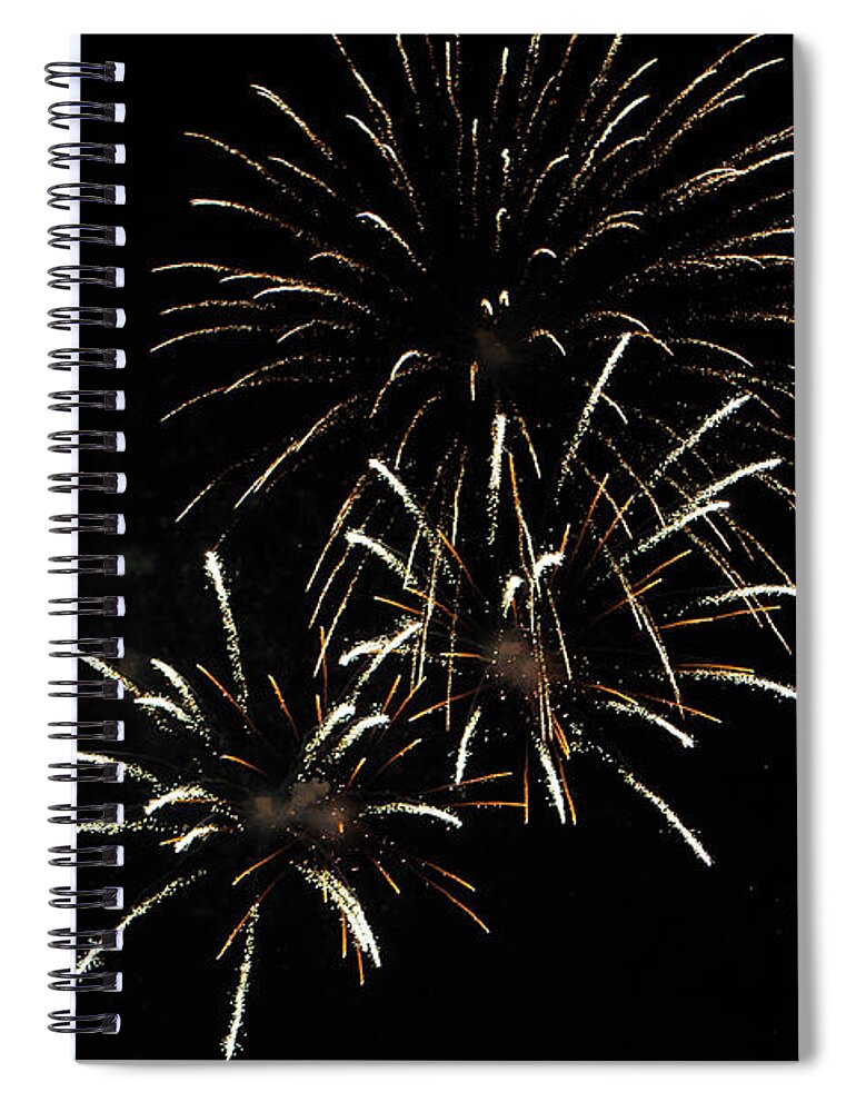 Fireworks Spiral Notebook featuring the photograph Fireworks3_8690 by Rocco Leone